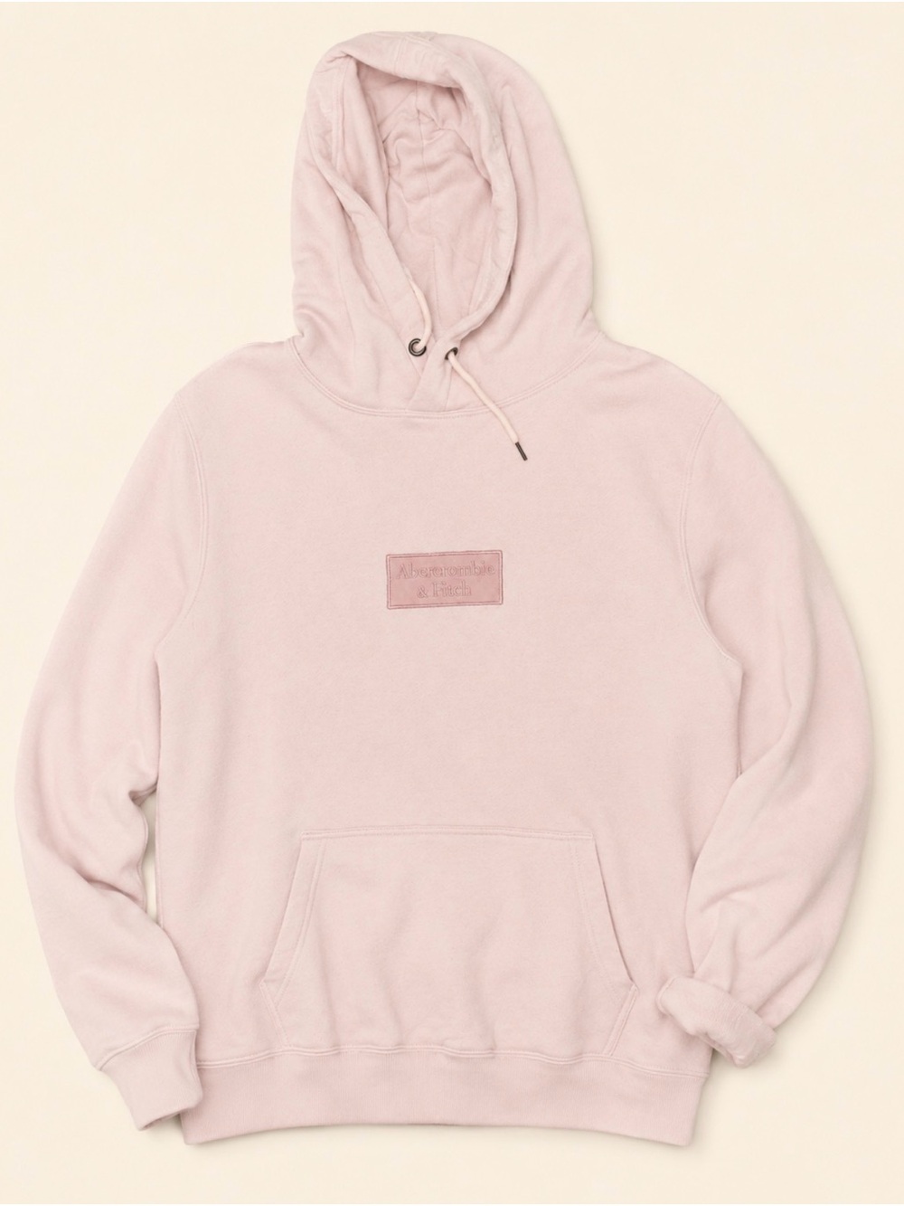 Abercrombie Light Pink Cozy Pullover Hoodie